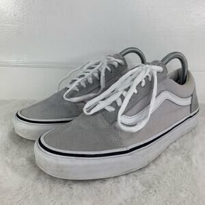 Vans Old Skool Grayscale Suede Canvas Shoes Men’s 7.5 / Women’s 9